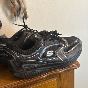 Skechers Men's Black Athletic Shoes